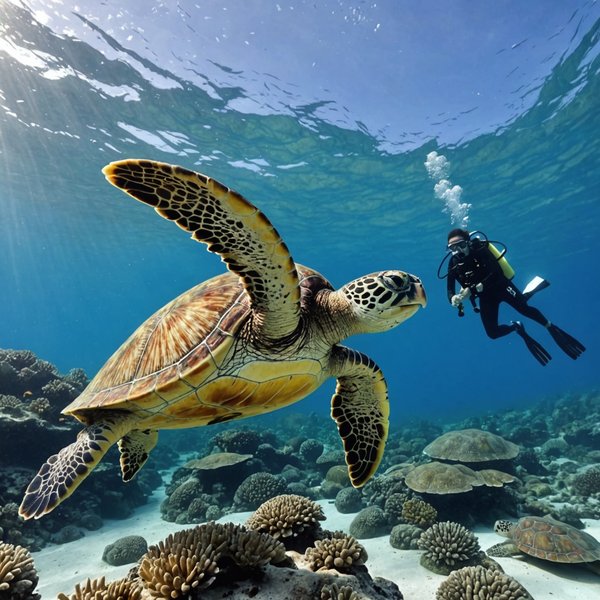 Quels sont les meilleurs spots pour une plongée sous-marine avec les tortues aux Seychelles?